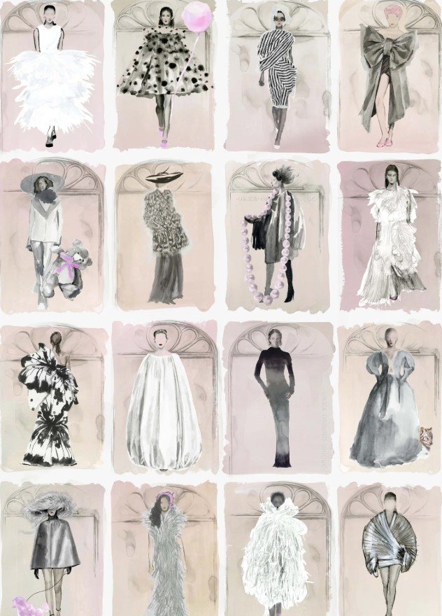 Couture Carousel with windows Blush Pearl Couture Carousel with windows Blush Pearl