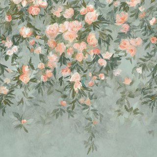 Ottavia Mural Coral Ottavia Mural Coral