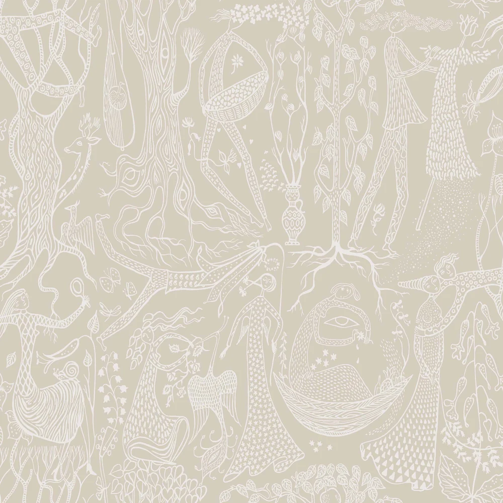 Stig Lindberg Poeme d'amour Beige Stig Lindberg Poeme d'amour Beige