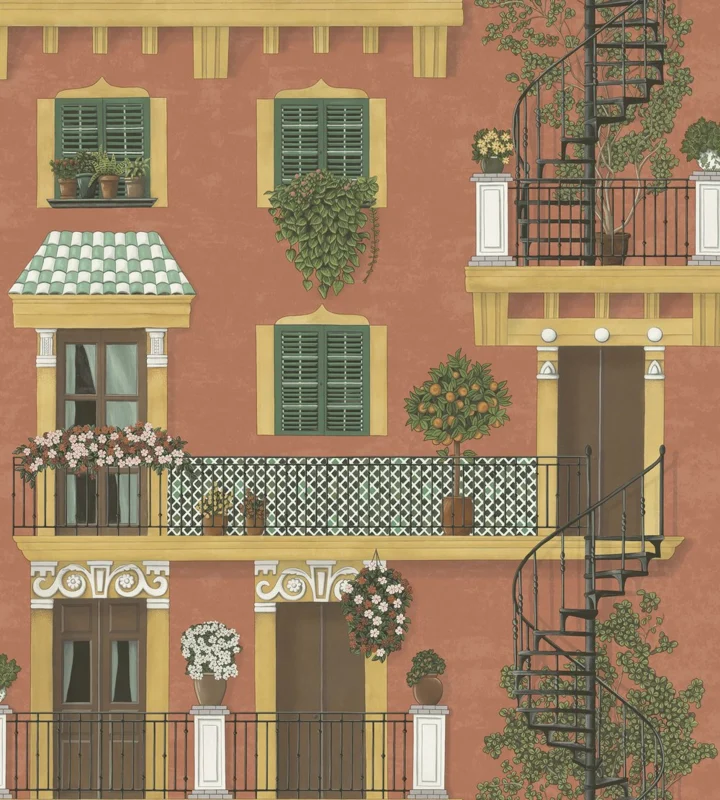 Alfaro Oker & Racing Car Green op Terracotta Alfaro Oker & Racing Car Green op Terracotta