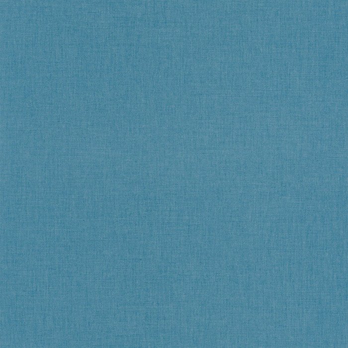 Linen Uni Bleu paon