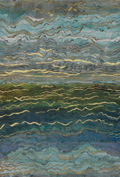 Azurite Bleu/vert/dor&eacute;