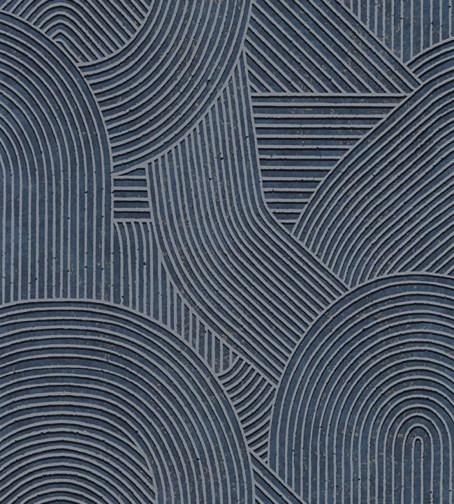 Jardin des Pierres Bleu encre