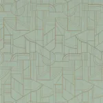 Cin&eacute;tique Vert d'eau/dor&eacute;