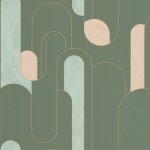 Up and Around Kaki bleu dore