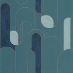 Up and Around Bleu canard dore