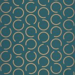 Around The Clock Bleu canard dore