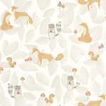 Woodlands friends Gris duvet