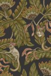 Bush Baby Lente Groen & Oranje op Zwart