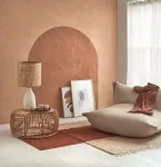 Mur a la Chaux Beige terre cuite