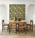 Saint-Paul de Vence Vert for&ecirc;t / fuchsia