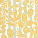 Ramatuelle Jaune citron / bleu ciel