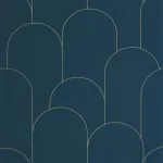 Ornament Bleu nuit dore