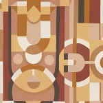 Vitrail Vanille/terracotta